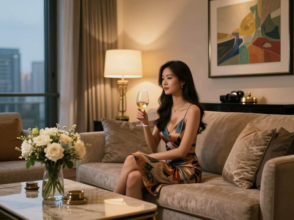 Northern escort girls enjoying luxurious ambiance in elegant setting