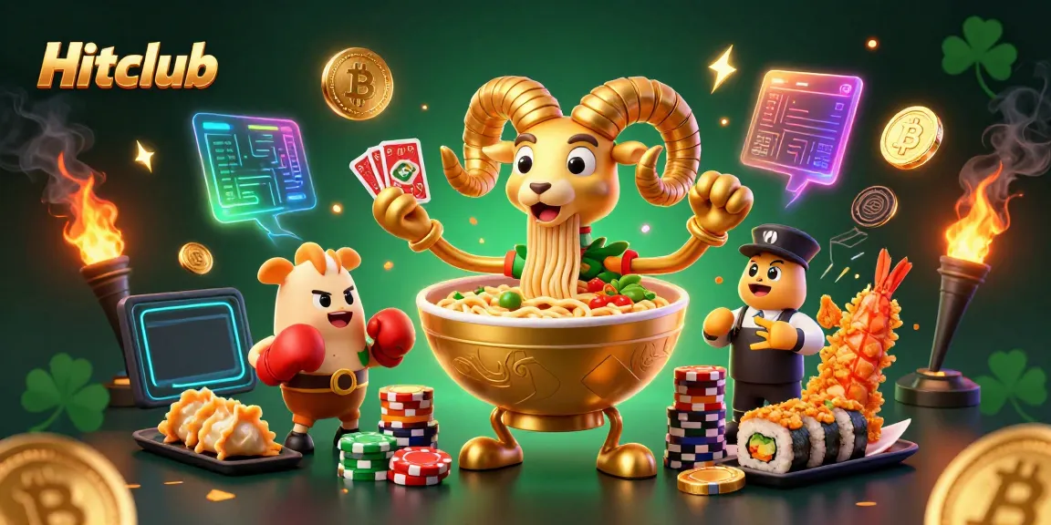 Experience high-stakes action at Hitclub with animated casino elements and dynamic characters.